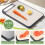 Double-Sided Multifunctional Cutting Board Cutting Board Cutting Board Stainless Steel Cutting Board 5