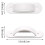 24 Pcs Wall  Guards Plate Covers Light  Guard Safety Security Home Decor Keeps Light   or Off 7