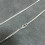 Brass Box Chain Necklace Silver Plated 24 inch 2mm 2