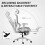 Multi-Adjustable Mesh Office Chair - Grey and White 8