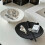 Ceramic Jewelry Tray with Unique Three Legged Artistic Design Multifunctional Oval Desktop Accessory Tray Black 3