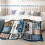 Flannel Blanket Blue Soft Warm Comfortable 1 Piece 5