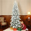 7ft Flocked Artificial Christmas Tree 1