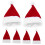 Mini Christmas Hats Red and White 10 Pcs 4