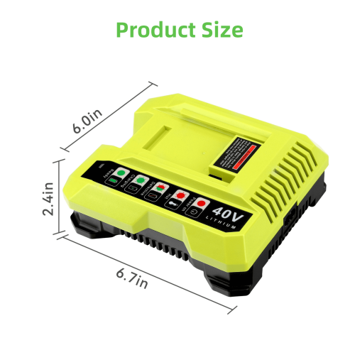 Replacement Charger for Ryobi 40V Batteries OP403 OP403A 2