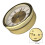 Quartz Clock Movement 89mm Gold Arabic Dial 4