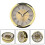 Quartz Clock Movement 89mm Gold Arabic Dial 8