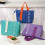 Green Portable Lunch Bag with Thermal Insulation and 8