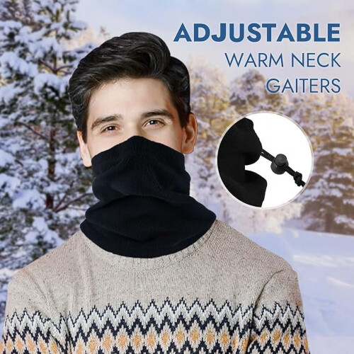 Neck Gaiter Face Mask Windproof Washable Adjustable 1