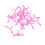 Pink Doll Clothes Hangers Set Plastic 20 Pieces 6
