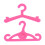 Pink Doll Clothes Hangers Set Plastic 20 Pieces 7