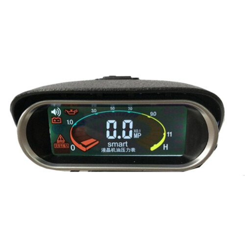 LCD 12V-24V Graafmachine Vrachtwagen Auto Motor Oliedrukmeter met Oliedruksensor 1/8NPT Digitale Brandstofdrukmeter 1