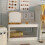 White Plastic 2-Tier Desktop Storage Rack 11.02x7.09x5.91 5