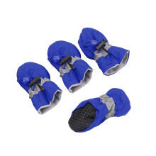 Antiskid Puppy Shoes Soft-soled Waterproof Dog Boots 4pcs