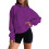 Women's Soft Casual Hooded Sweatshirt Lightweight Pullover 1