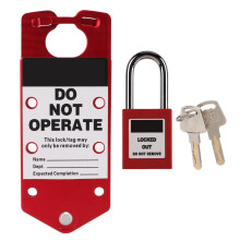 Lockout Hasp Reusable Non-Toxic for Industrial Equipment
