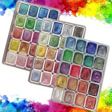 Forestry Watercolor Paint Set 20 Colors Metallic Shimmer