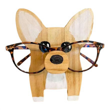 Wooden Animal Eyeglass Stand for Multiple Glasses