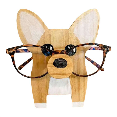 Wooden Animal Eyeglass Stand for Multiple Glasses