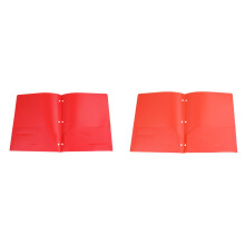 Heavy Duty Plastic File Folder Letter Size 3-Hole Punched