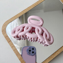 Hair Claw Clip Korean Style Pink 4.1 Inch