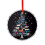 Funny Sewing Machine Ornament Crystal Glass Snowflake 1