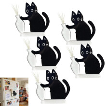 Cat Whisker Holder Acrylic Magnet Set of 5