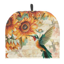Sunflower Hummingbird Tea Cozy for Standard Teapot
