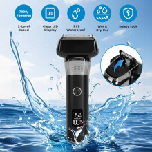 Electric Razor for Men 5-Blade IPX6 Waterproof Wet & Dry