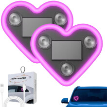 Solar-Powered Heart-Shaped LED Ambient Light, IP65