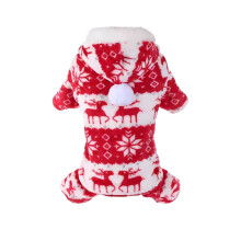 Dog Sweater Fleece Hoodie with Pocket for Small Dogs