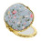 Compact Mirror for Purses Flower Blue 1 Pc 1