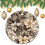 Green Sand Floral Ceramic Christmas Ornament Two-Sided 1 1