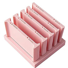 Strumento Estrusore per Strisce di Argilla Polimerica per Decorazioni Fatte A Mano con 5 Stampi Intercambiabili Rosa