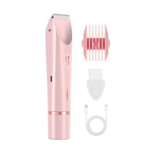 Rasoio Elettrico A Doppia Testa, Rifinitore per Bikini, Impermeabile, Rifinitore per Corpo, Rimuovi per Bikini, Ascelle, Gambe B