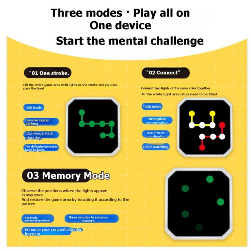 Connect Dots, Solve Logic Puzzles,  Video Games, Train Attention, Interactive Educational for Children Transparent