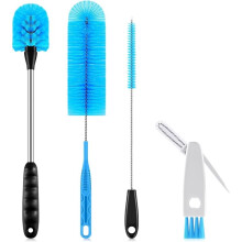 Bottle Brush and Cup Lid Cleaning Brush, Water Bottle Cleaner Long Handle for Cleaning Bottles, Narrow Neck, Cups