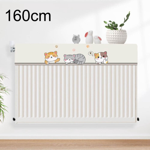 Radiator Cover Machine Washable Cat Pattern 160cm