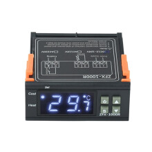 ZFX-1000R Digital Temperature Controller 12-100V LED Thermostat Thermoregulator 16A Output Heating Cooling Control