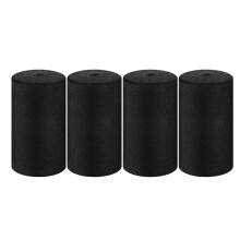 4 Pcs Rodillos de Almohadilla de Espuma Cubierta de Tubo de Amortiguación para Máquina de Ejercicio Equipos de Gimnasio en Casa Almohadillas de