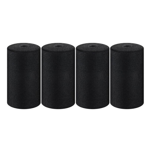 4 Pcs Foam Foot Pad Rollers Buffer Tube Cover for Exercise Machine Home Gym Equipment Replacement Pads