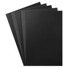 5 Pack Black ABS Plastic Sheet 1/8 Inch Thick 8" X 12", Dual Textured ABS Sheets for DIY Projects, Enclosures & Parts