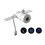Star Projector Night Light USB Projection Lamp Adjustable Brightness LED Ceiling Projection Lamp 3 Slides 1