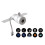 Star Projector Night Light USB Projection Lamp Adjustable Brightness LED Ceiling Projection Lamp 10 Slides 1
