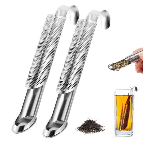 Stainless Steel Tea Infuser Pipe Design with Hook and Fine