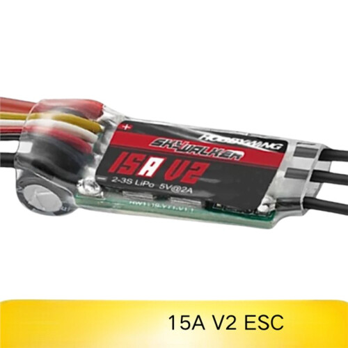 Skywalker V2 15A Brushless ESC W/ 5V 2A BEC for RC Airplane Fixed Wing