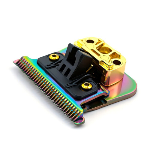 Compatible with for  Rose Gold Elegant Engraved Clipper Blade with Colored Gold Gradient Blade