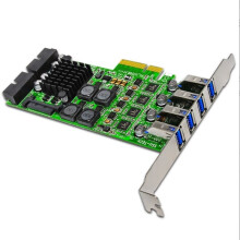Tilläggskort PCI Express USB 3.0 PCI-E 19 Pin USB 3.0 Adapter PCI-E Till USB 3.0 Kontroller USB3.0 ExpansionskortPeriphe