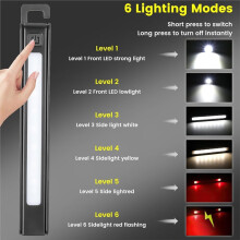 Magnetic Rechargeable Work Light 6 Modes 180 Adjustable for Car Repairing/Inspection/Garage/Workshop/Emergency