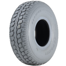 330x100 Mobility Scooter Tyre Grey Block Pneumatic 4-ply Non Marking 400-5 P525